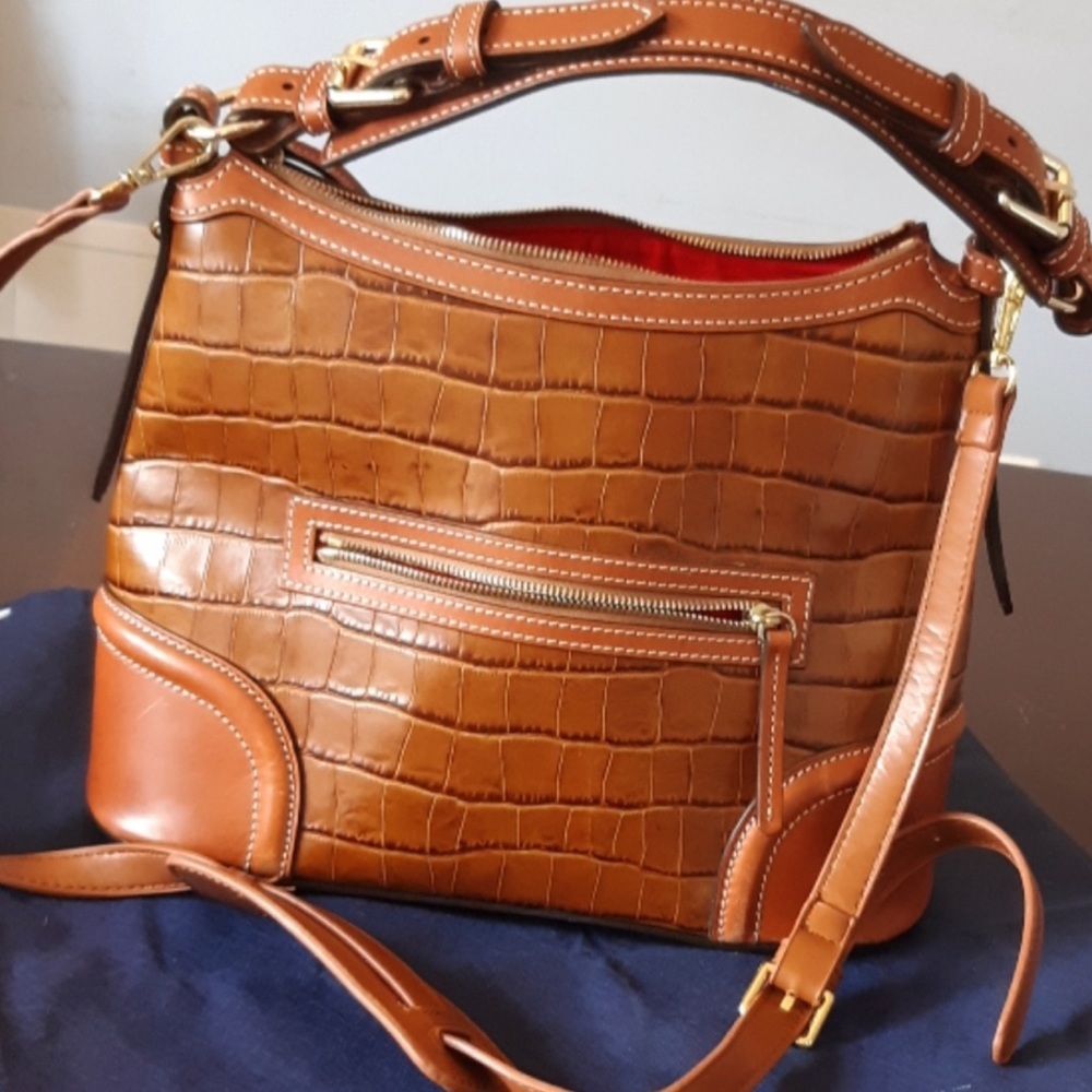 Dooney & Bourke Stunning Croco Satchel - Like New! - Picture 2 of 7